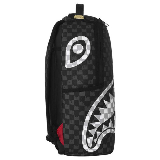 Sprayground Τσάντα πλάτης Black and White Drip Check Shark DLXSV Backpack
